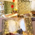 10M/5M/2M Green Leaf Fake Plants String Light Battery Powered Waterproof String Light For Wall House Room Office Birthday Decor home decoration item. 