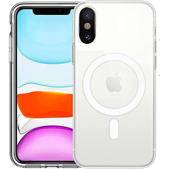 Apple iPhone XS Max Magnetic MagSafe Compatible Protective Clear TPU Transparent