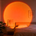 LED Sunset Projection Lamp, Adjustable Stand Warm Glow Light for Bedroom, Living Room, Photography. 