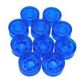 5/10Pcs/pack Electric Guitar Effect Pedal Foot Nail Cap Amplifiers Candy Color Foot Switch Toppers Knob Accessories 2.4cm. 