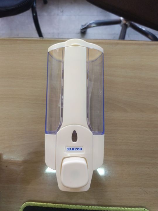 Soap%20Dispenser%20bottle%20Touch%20soap%20dispenser%20set%20for%20kitchen%20sink%20wall%20mounted%20for%20bathroom,%20washroom%20wash%20rooms%20foaming%20liquid%20hand%20soap%20dispenser%20manual%20with%20free%20wall%20mounted%20feature%20400ML%20Farpood%20Vilma%20-%20Image%205
