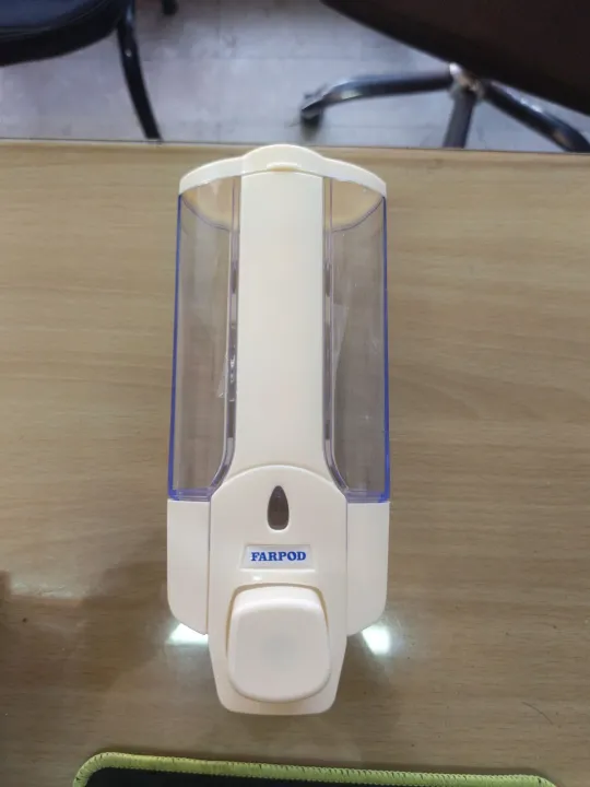 Soap%20Dispenser%20bottle%20Touch%20soap%20dispenser%20set%20for%20kitchen%20sink%20wall%20mounted%20for%20bathroom,%20washroom%20wash%20rooms%20foaming%20liquid%20hand%20soap%20dispenser%20manual%20with%20free%20wall%20mounted%20feature%20400ML%20Farpood%20Vilma%20-%20Image%205