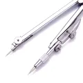 Deli Stainless Steel Drawing Compass Math Geometry Tools for Circles School Supplies for Student Stationery (Included Box). 
