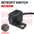 DOMINO Mini Driving Light Mirror Mount Switches Hazard Fog Light ON OFF ON Switch 3WAY. 