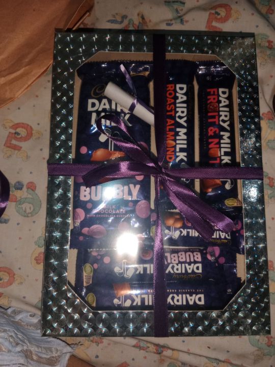 Cadbury customised chocolate box