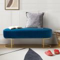 Skyrise- 3 Seater Luxury sofa sitting Stool With Metal Stand- sofa Chair Stool, customization. 