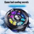 2024 NEW SL18 Mobile Phone Magnetic/ Back-Clip 2 In 1 Semiconductor Radiator with RGB Light for IOS Android PUBG LOL Game Cooler. 