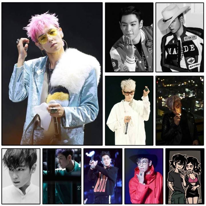 1PC C-choi Seung Hyun Poster Self-adhesive Art Waterproof Paper Sticker Coffee House Bar Room Wall Decor