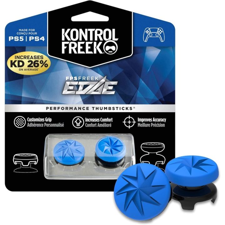 KontrolFreek FPS Freek Vortex for PlayStation 4(PS4) Controller  Performance Thumbsticks 1 High-Rise Convex, 1 Mid-Rise Concave