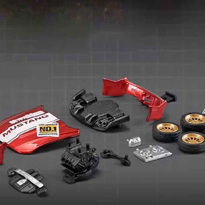 CCA%201/42%202018%20Ford%20Mustang%20GT%20Alloy%20Model%20Car%20Diecast%20Metal%20Assembly%20Modification%20Series%20Miniature%20Vehicle%20Collection%20Toy%20Car%20-%20Image%207