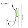10pcs Luminous Spring-loaded shrimp hook Live Shrimp Hooks Stainless Steel Saltwater Live bait Fishing Hooks Shrimp Walker.