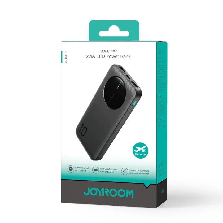 JOYROOM%20PBF12%202.4A%202x%20fast%20charging%20LED%20Power%20Bank%2012W%2010000mAh%20-%20Image%202