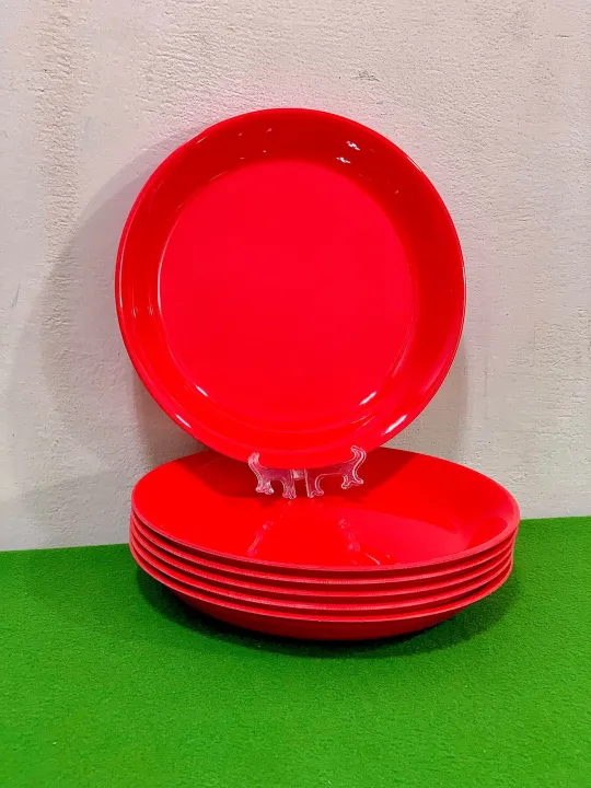 Premium%20Quality%206Pcs%20Melamine%20Plates%20Set%20Deep%20Quarter%20Medium%20Plate%20Melamine%20Double%20Glazed%20Black%20Color%20Plate%20Set%20Size%20"9"Inche%20-%20Image%207