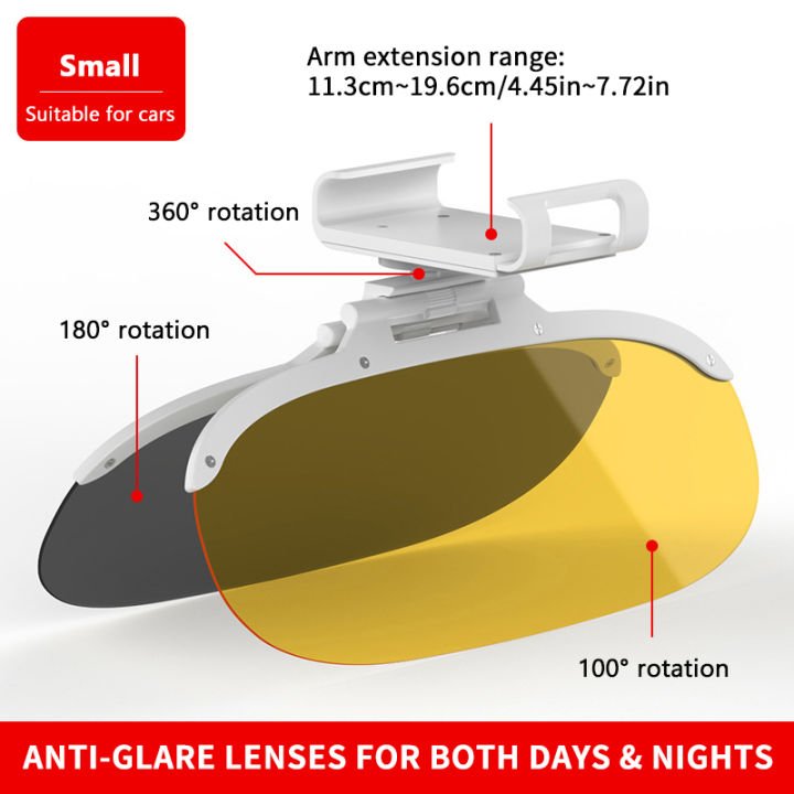 SEAMETAL%20Polarized%20Car%20Sun%20Visor%20Universal%20Flip-On%20Anti-Glare%20Sunshade%20UV-Blocking%20Car%20Sun%20Protection%20Goggle%20Night%20Vision%20Lens%20-%20Image%207
