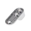 2pcs wardrobe clothes tube support closet rod pole and bracket thickening  holder almari bracket,cloth rod holder. 
