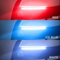 2x Car DRL LED Daytime Running Light Flow Yellow Turn Signal White Waterproof Headlight Strip Sequential Light Universal.