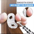 LLY -- 2mm thick stainless steel DIY brackets, 90 degree stainless steel corner brackets. 