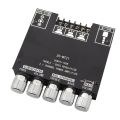 MT21 Digital Power Amplifier Board 2x50W+100W 2.1 Channel Subwoofer AUX 12V 24V Audio Stereo Bluetooth 5.0 Bass Amplifier. 