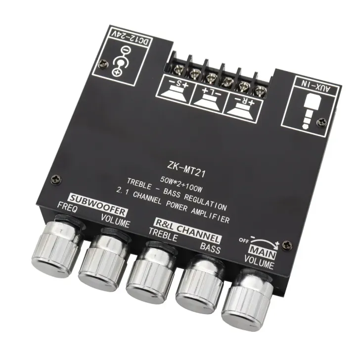 MT21%20Digital%20Power%20Amplifier%20Board%202x50W+100W%202.1%20Channel%20Subwoofer%20AUX%2012V%2024V%20Audio%20Stereo%20Bluetooth%205.0%20Bass%20Amplifier%20-%20Image%205