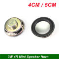 2pcs 3W 4R Mini Speaker 40mm 50mm Diameter Mini Amplifier Loudspeaker Trumpet 3 Watt 4 Ohm 5CM 4CM Speakers for Arduino Kit. 