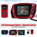 12V/24V LCD Display Thermostat Monitor Switch+Remote Controller Accessories For 5kw/8kw Car Heater Car Parking Diesel Heater. 