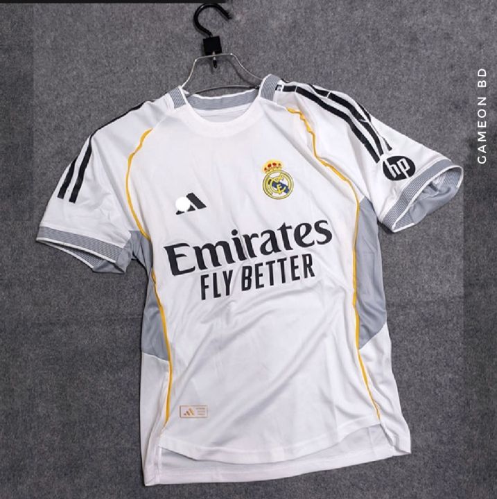 Real madrid new home kit half sleeves 25/26 season