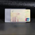 5 Pcs Transparent PVC Card Holder, Safe from Damage/Scratch. 