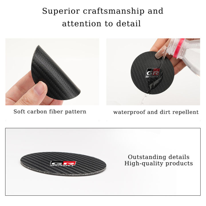 2Pcs%20Car%20Carbon%20Leather%20Water%20Cup%20Pad%20Anti-noise%20Coaster%20For%20Toyota%20GR%20Corolla%20Yaris%20Aygo%20Prius%20CHR%20Camry%20Auris%20Avensis%20Cruiser%20-%20Image%204