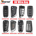 Xhorse XK Wire Remote Key XKB501EN XKLKS2EN XKKF21EN XKHY25EN XKDS20EN XKKF02EN XKFO01EN XKTO01EN XKB528EN for VVDI2. 