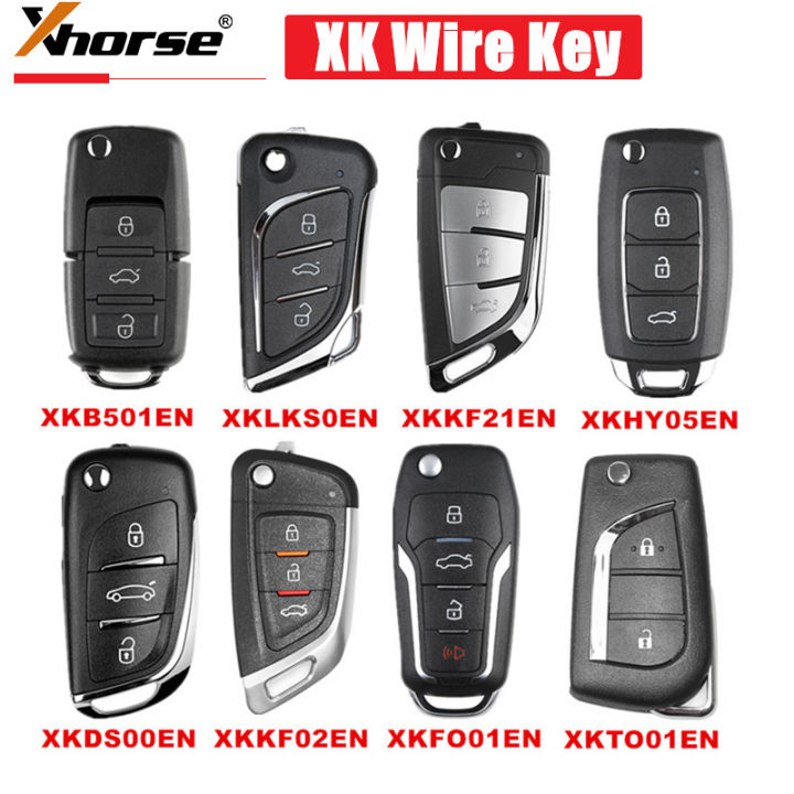 Xhorse XK Wire Remote Key XKB501EN XKLKS2EN XKKF21EN XKHY25EN XKDS20EN XKKF02EN XKFO01EN XKTO01EN XKB528EN for VVDI2