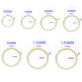 2x Super Bright Halo Rings COB LED Angel Eyes Headlight 60mm 70mm 80mm 90mm 100mm 110mm 120mm Car Motorcycle DRL Light Bulb Lamp.