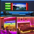 Tuya Wifi PIR Motion Sensor 24V FCOB RGBCCT LED Light Strip RGB Flexible COB Linear Lights High Density Dimmable Bedroom Deco. 