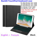 Keyboard Case for iPad 9th Gen 10.2 inch A2602 A2603 A2604 Tablet Stand Cover for ipad 10.2 9th/8th/7th Gen A2270 Air3 10.5 Case. 