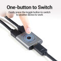 Vention HDMI Switcher 4K 60Hz Bi-Direction 2.0 HDMI Switch 1x2/2x1 Adapter for PS4/5 Xiaomi TV Box 8K HDMI 2.1 Splitter.