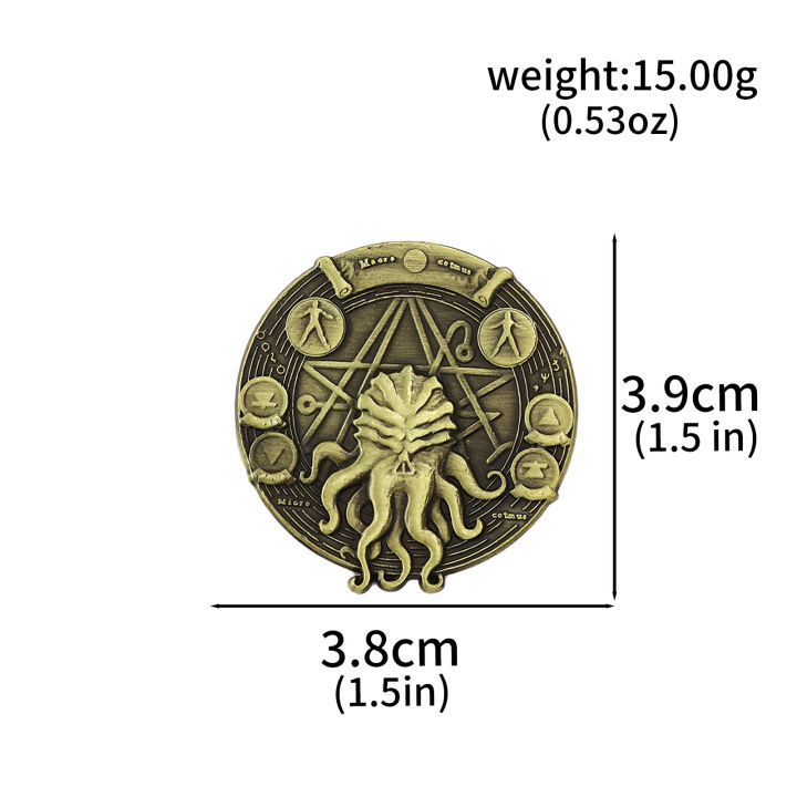 Cthulhu%20Pentagram%20Coin%20Keychain%20HP-Lovecraft%20Necronomicon%20Sigil%20Coin%20Kraken%20Coin%20Vintage%20Metal%20Accessories%20s%20-%20Image%206