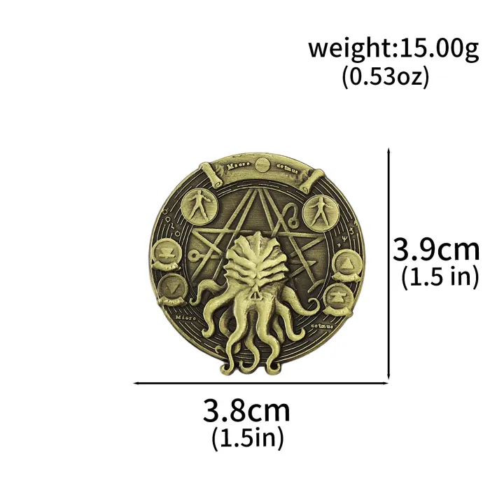 Cthulhu%20Pentagram%20Coin%20Keychain%20HP-Lovecraft%20Necronomicon%20Sigil%20Coin%20Kraken%20Coin%20Vintage%20Metal%20Accessories%20s%20-%20Image%206