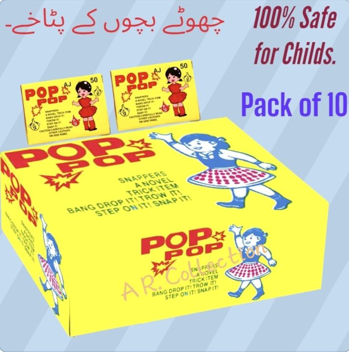 China Pop Pop Bang Snappers, Mini Pop Crackers,, Small & Safe play.