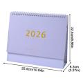 Desktop Calendars 2026 Planner Schedule Calendar Table Daily Notepad Pocket Planner Decorative Month Work Calendar Planner. 
