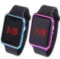 1Pcs Water Proof Black  DegitalSports Watch Dry Cell Powered Youth Students Watch Led Degital Touch Display  Sports Watch For Kids Boys And Girls. 