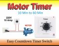 Manually operated timer 220v 10 min to 1 hour heavy duty load range 13A. 