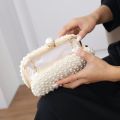 New Luxurious Pearl Clutch Party /Wedding Bag For Women's Fashion And Status. 