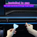 2/3/4/5M RGB Car Interior Ambient LED Light Strip Invisible USB Fiber Optic Atmosphere Lamp Support APP Control. 