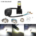 35W 6500K 4400lm white motorcycle headlight led 6 chip RTD white light m02e modified motorcycle headlight for all motorcycle models very bright, broken eyes. 