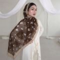 Indian Style New Chiffon Scarves Women Breathable Thin Simulation Silk Scarf Ladies Shawl And Wraps Women Printing Hijab Stole. 