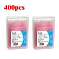 Interdental Silicone Brushes 200 Units Dental Toothpicks Brush Between Teeth Silicone Toothpicks With Thread Oral Cleaning Tools. 