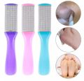 Foot clean scrubber. double sided metal foot scrubber 1pcs multicolour.