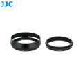 JJC 49mm Metal Lens Hood for  X100VI X100V X100F X100T X100S X100 X70 Replaces  LH-X100 AR-X100 Adapter Ring. 