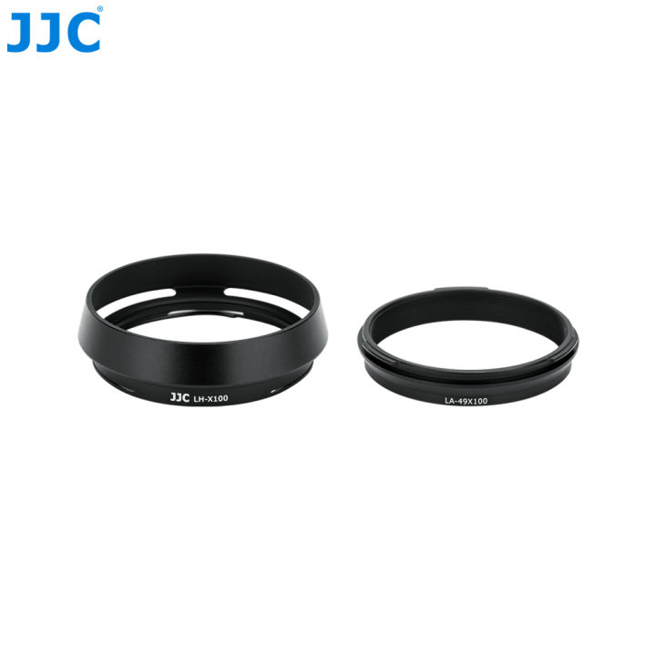 JJC%2049mm%20Metal%20Lens%20Hood%20for%20%20X100VI%20X100V%20X100F%20X100T%20X100S%20X100%20X70%20Replaces%20%20LH-X100%20AR-X100%20Adapter%20Ring%20-%20Image%207
