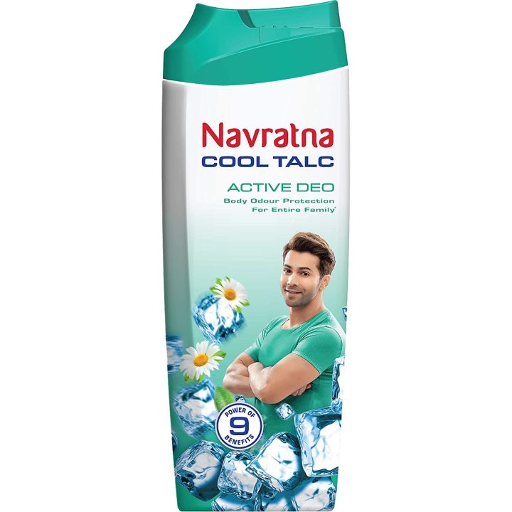 Navratna Cool Active Deo for Unisex, 100g