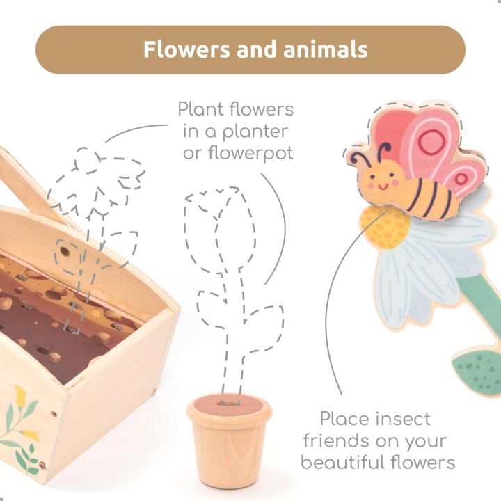 Wooden%20Garden%20Play%20Set%20%E2%80%93%2030%20Pcs%20Kids%20Gardening%20Toy%20with%20Watering%20Can%20Shovel%20Rake%20Basket%20&%20Accessories%20%E2%80%93%20Outdoor%20Pretend%20Play%20-%20Image%203